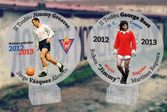 Trofeos "Jimmy Greaves" y "George Best"