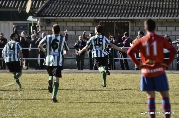 Pedro Luis del Lenense celebra el empate
