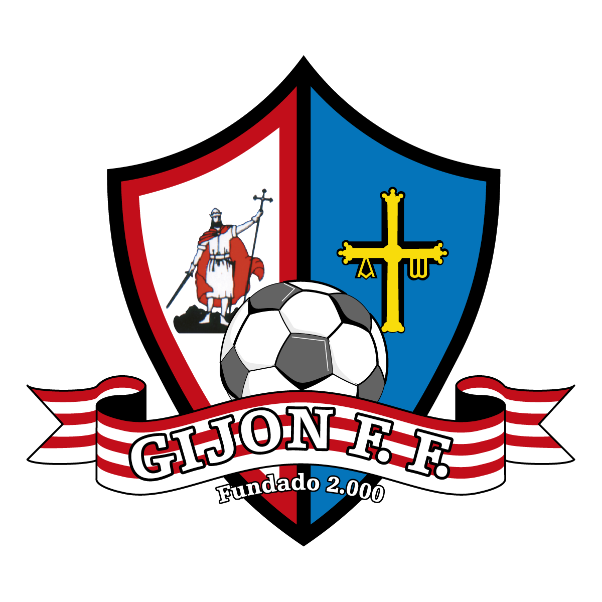 Escudo del Gijón Fútbol Femenino